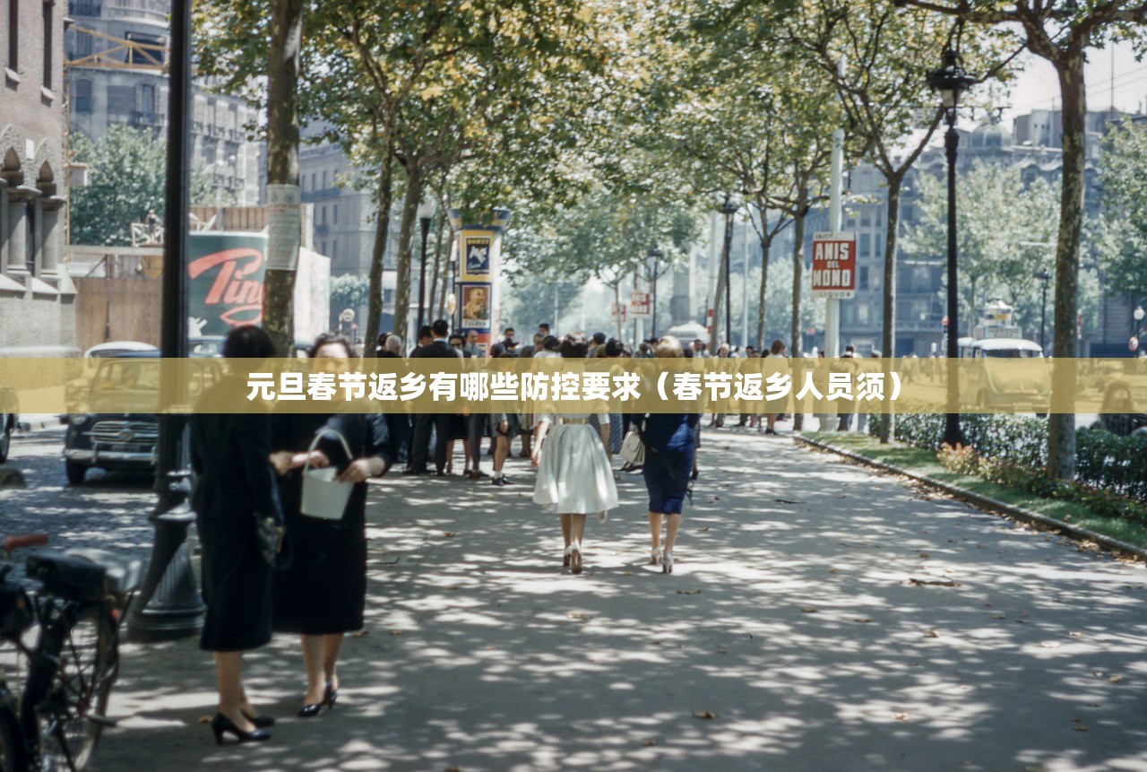 元旦春节返乡有哪些防控要求（春节返乡人员须）