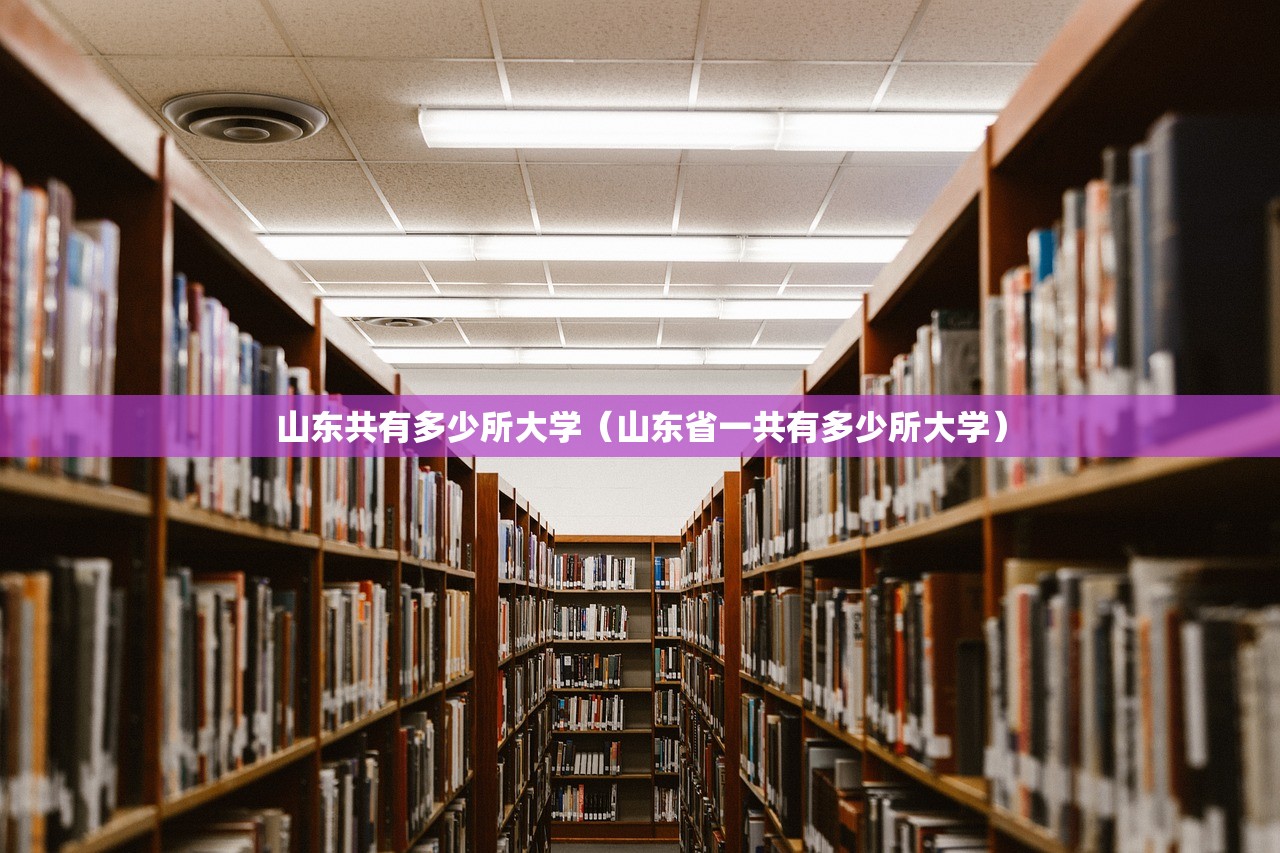 山东共有多少所大学（山东省一共有多少所大学）