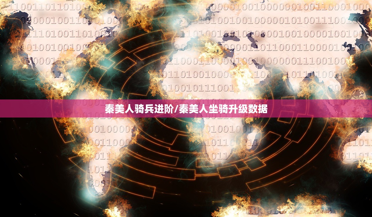 秦美人骑兵进阶/秦美人坐骑升级数据