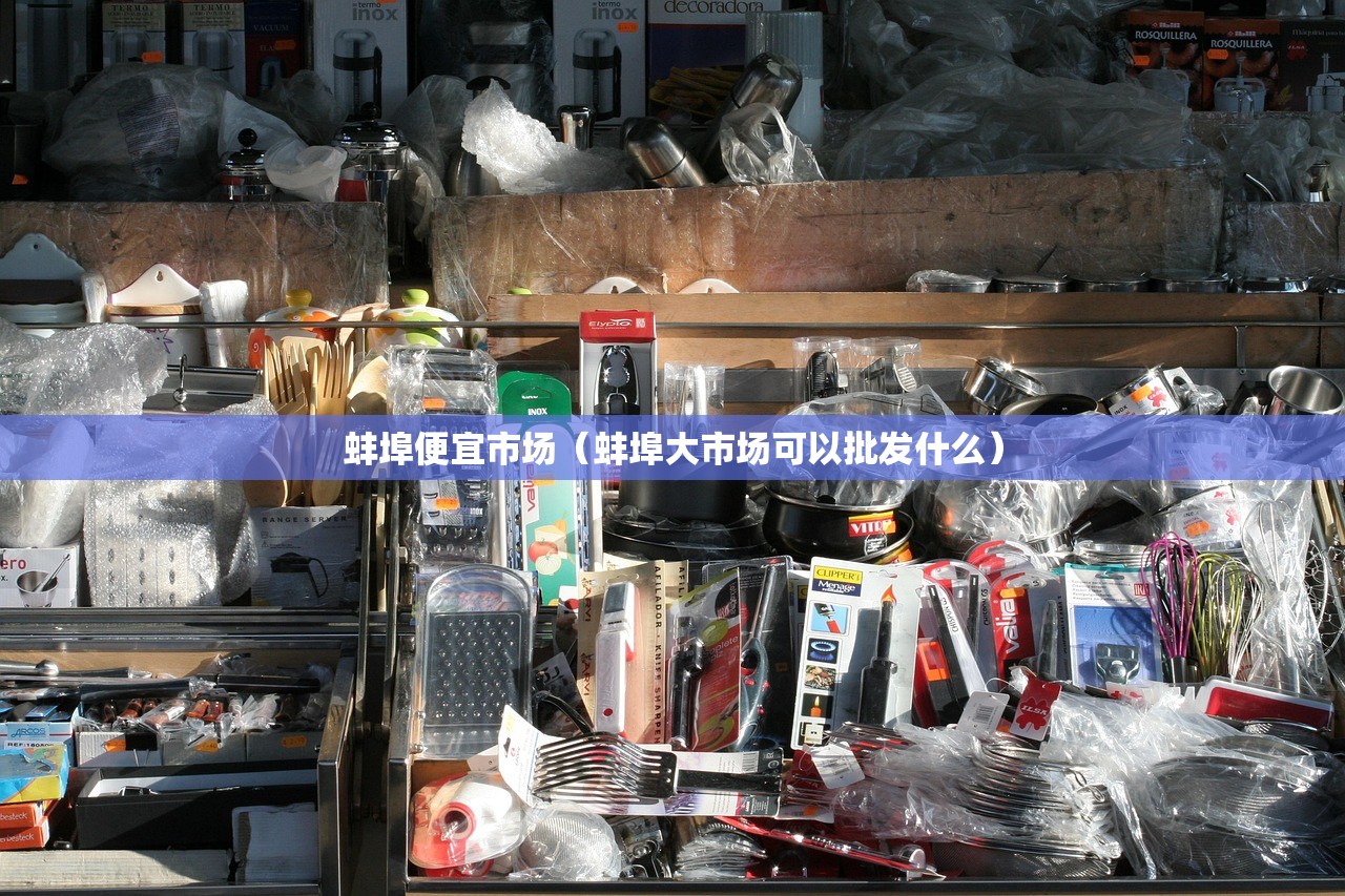 蚌埠便宜市场（蚌埠大市场可以批发什么）
