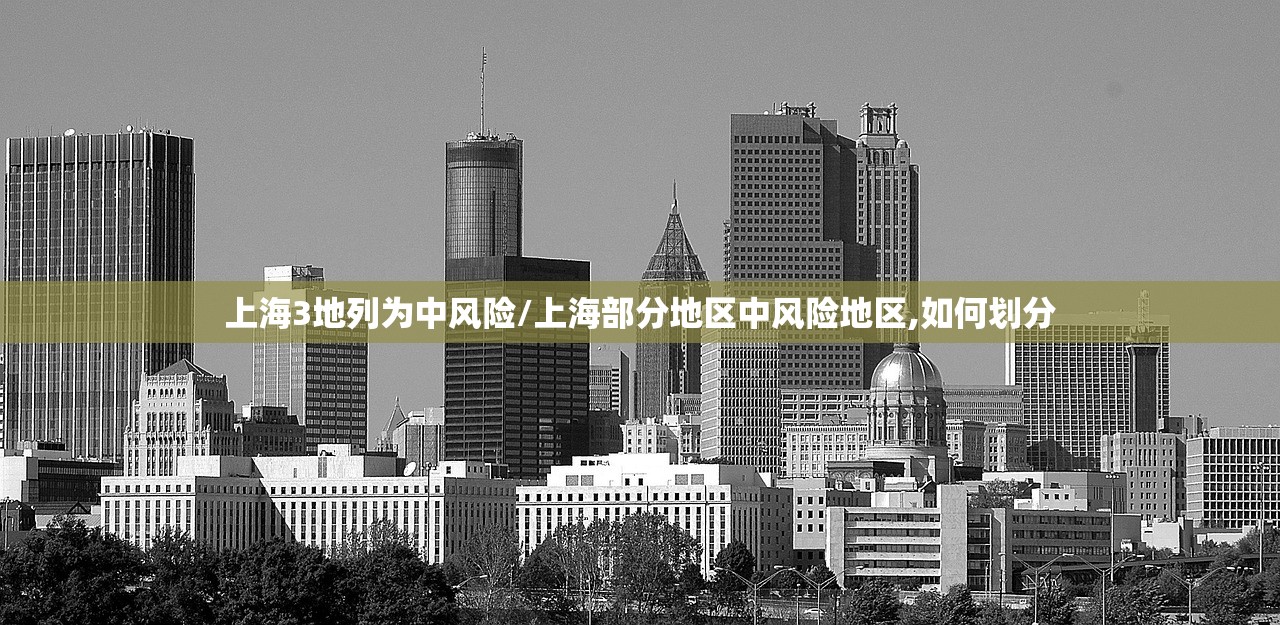 上海3地列为中风险/上海部分地区中风险地区,如何划分