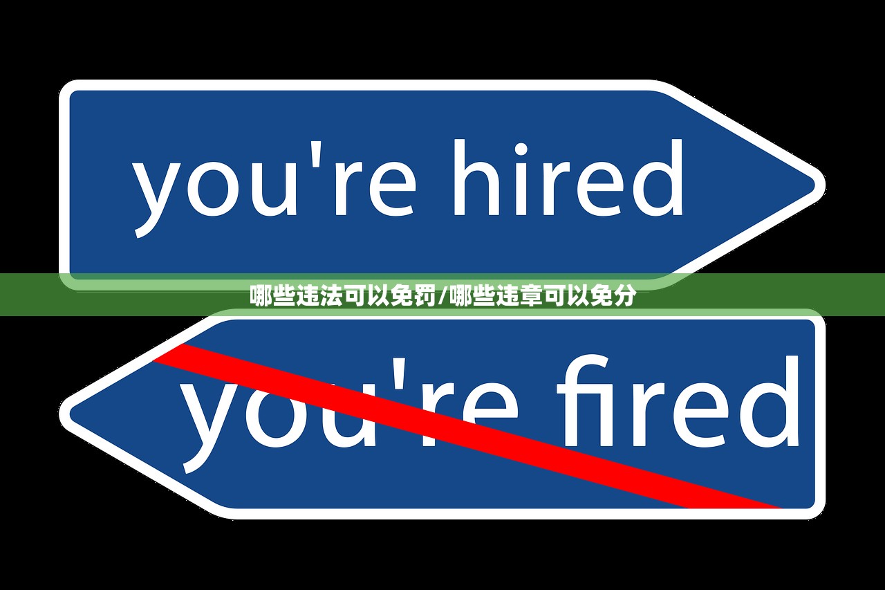 哪些违法可以免罚/哪些违章可以免分