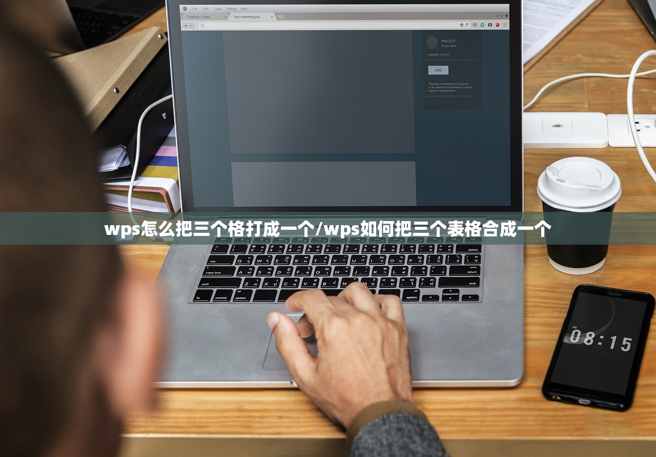 wps怎么把三个格打成一个/wps如何把三个表格合成一个