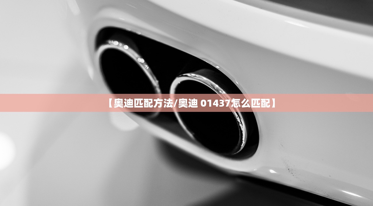 【奥迪匹配方法/奥迪 01437怎么匹配】 【奥迪匹配方法/奥迪 01437怎么匹配】