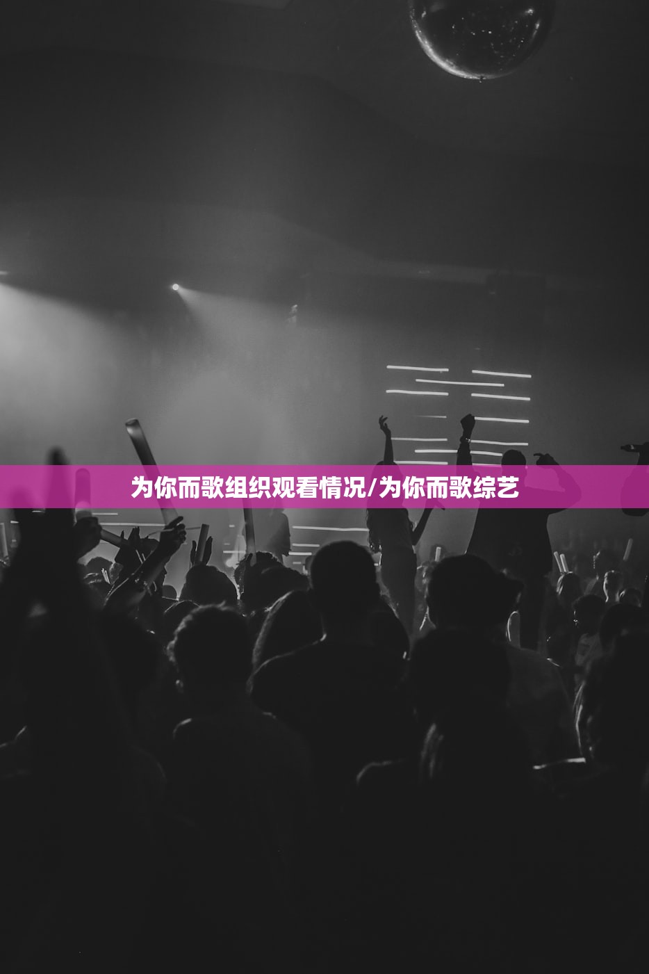 为你而歌组织观看情况/为你而歌综艺