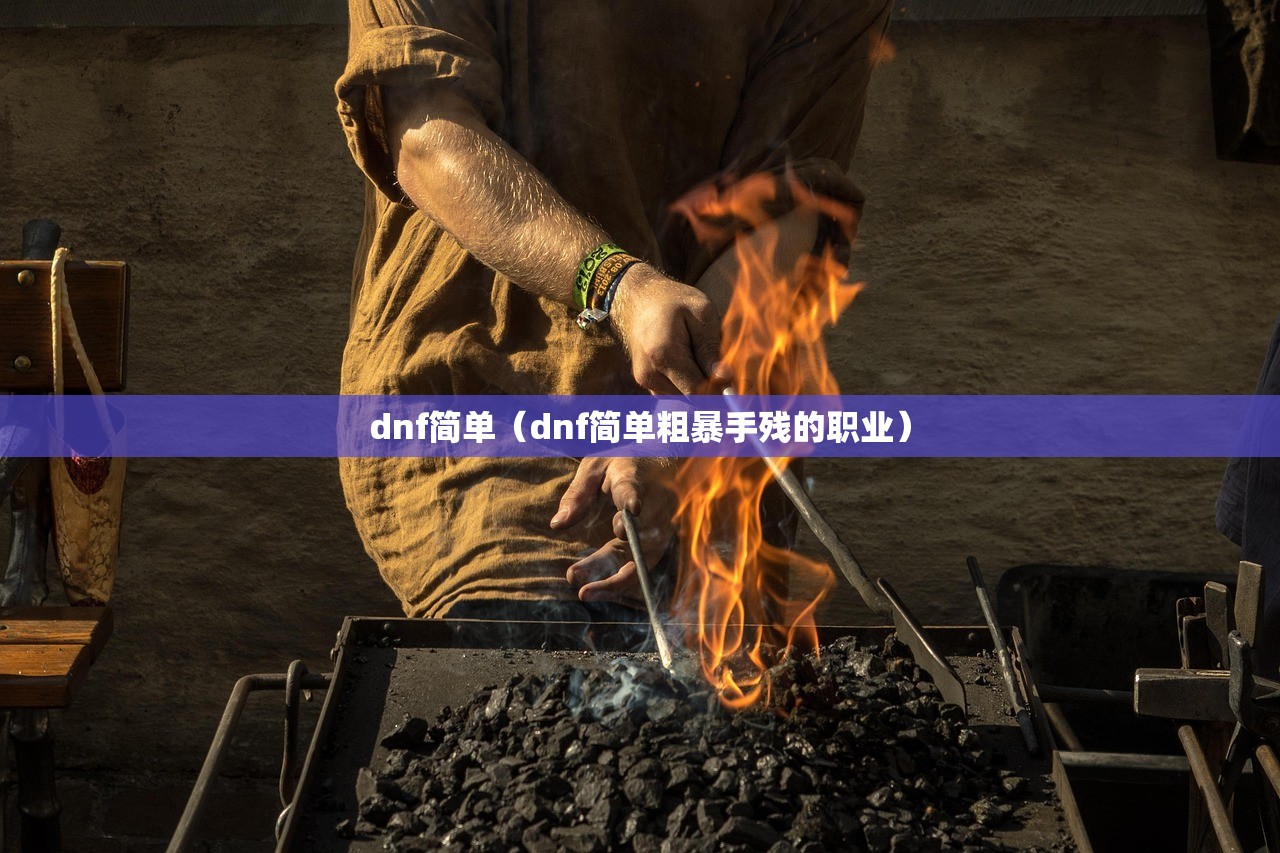 dnf简单（dnf简单粗暴手残的职业）