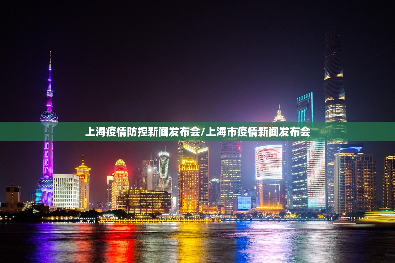 上海疫情防控新闻发布会/上海市疫情新闻发布会
