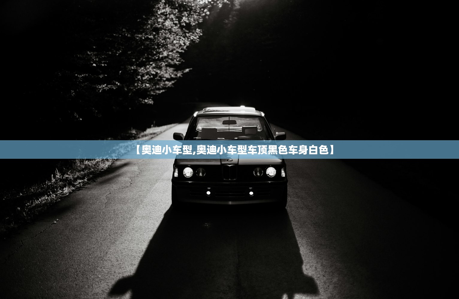 【奥迪小车型,奥迪小车型车顶黑色车身白色】