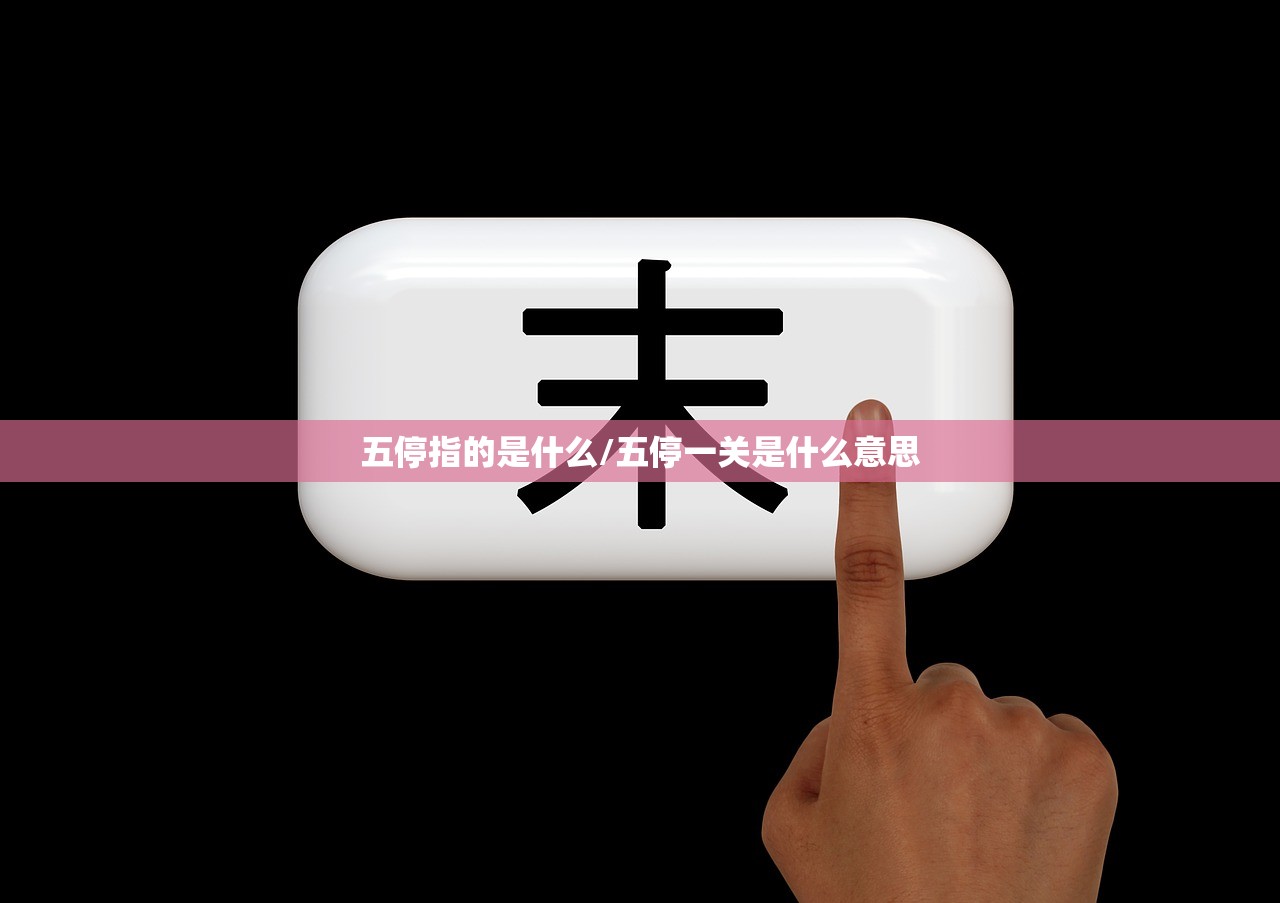 五停指的是什么/五停一关是什么意思