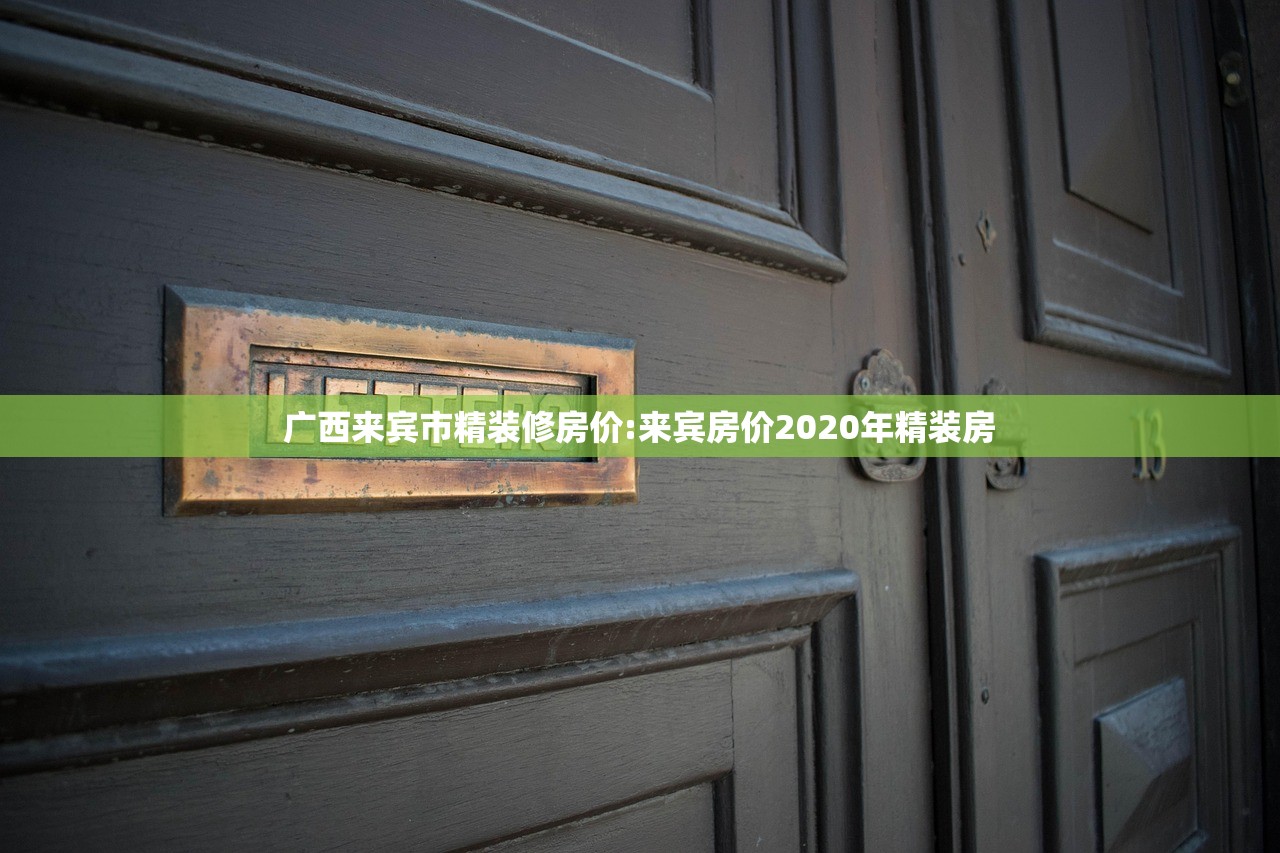 广西来宾市精装修房价:来宾房价2020年精装房