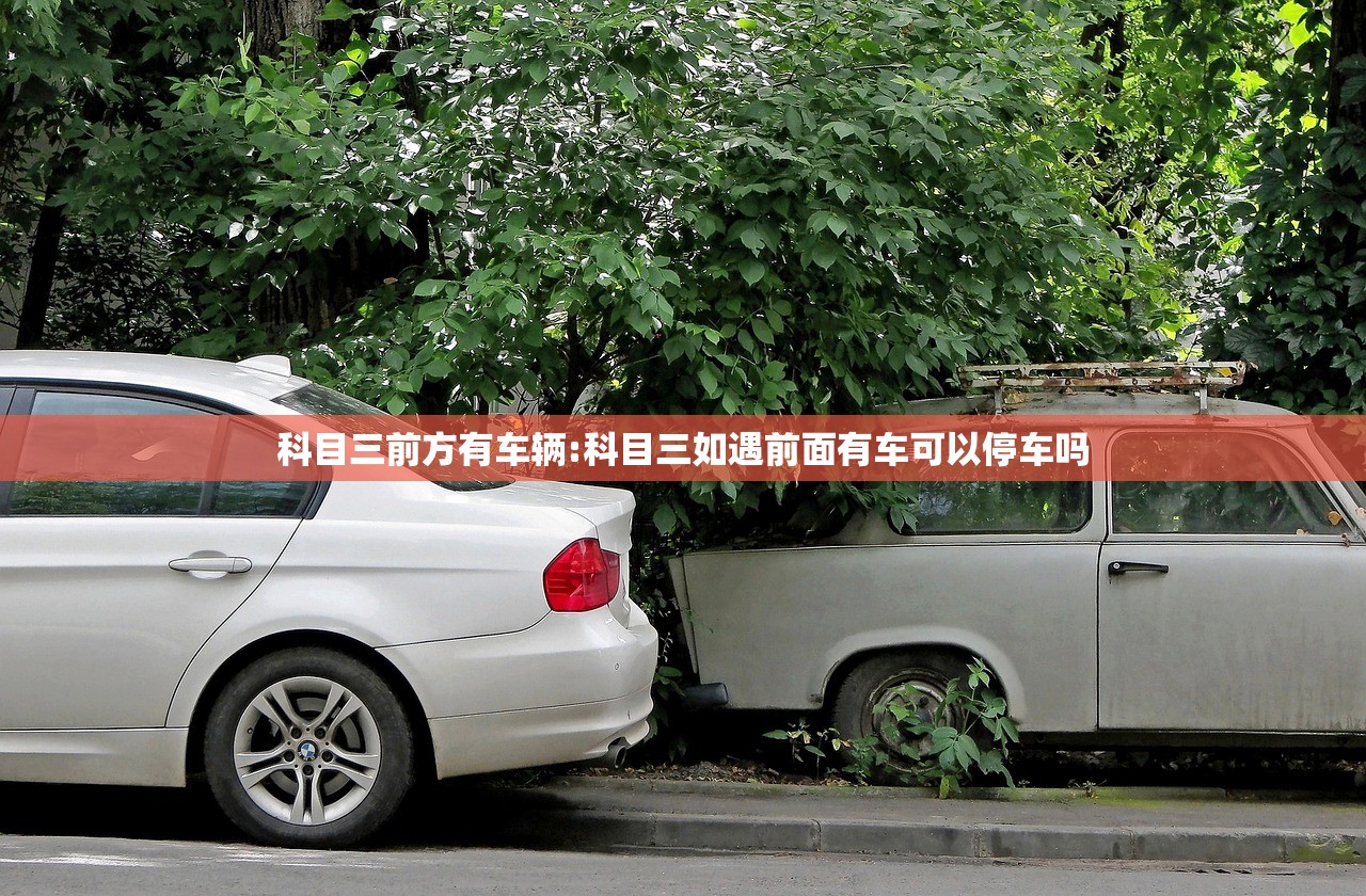 科目三前方有车辆:科目三如遇前面有车可以停车吗
