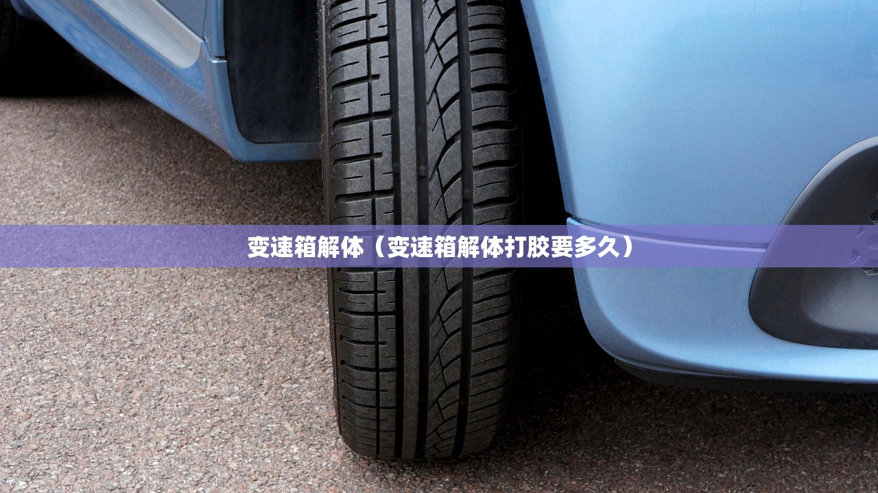变速箱解体（变速箱解体打胶要多久）