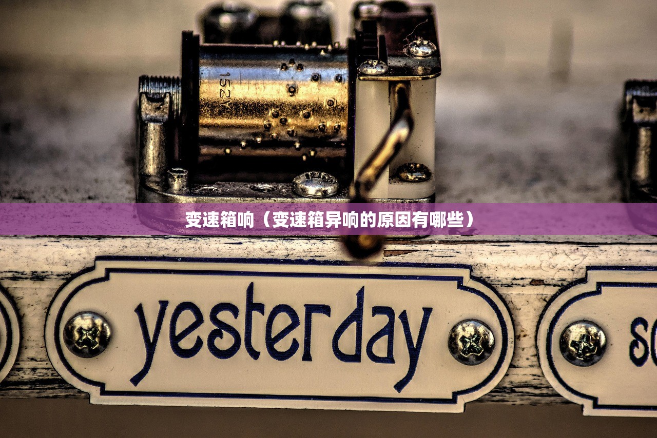 变速箱响（变速箱异响的原因有哪些）