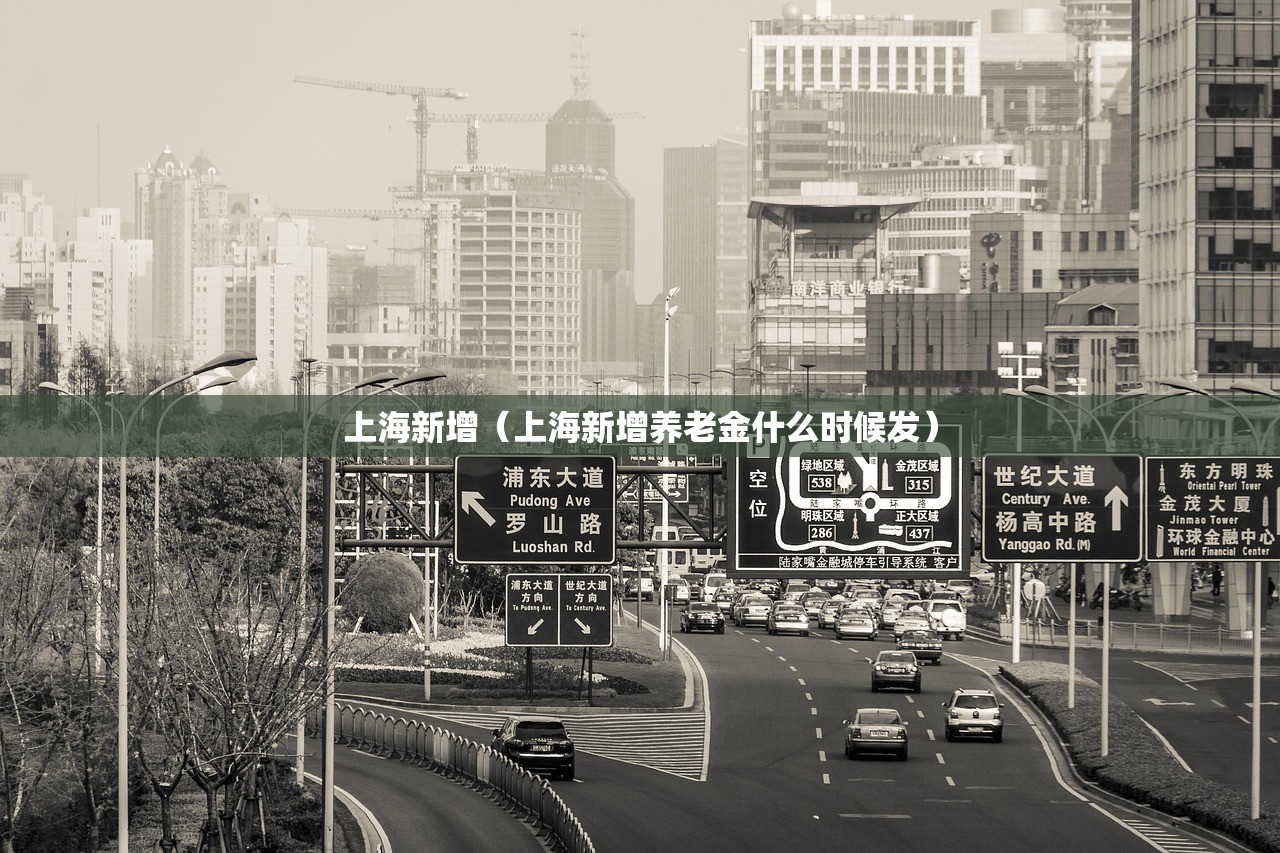 上海新增(上海新增养老金什么时候发) 上海新增(上海新增养老金什么时候发)