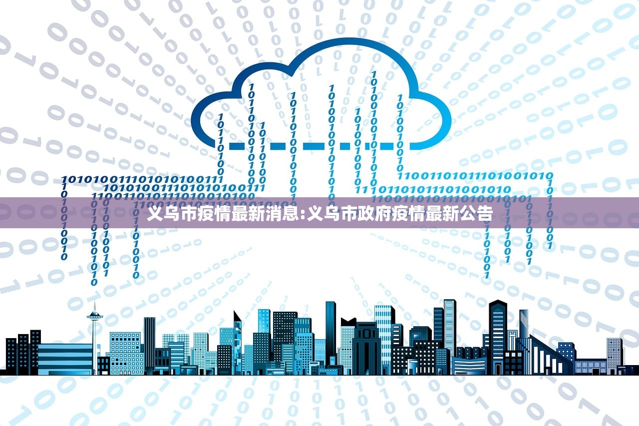义乌市疫情最新消息:义乌市政府疫情最新公告