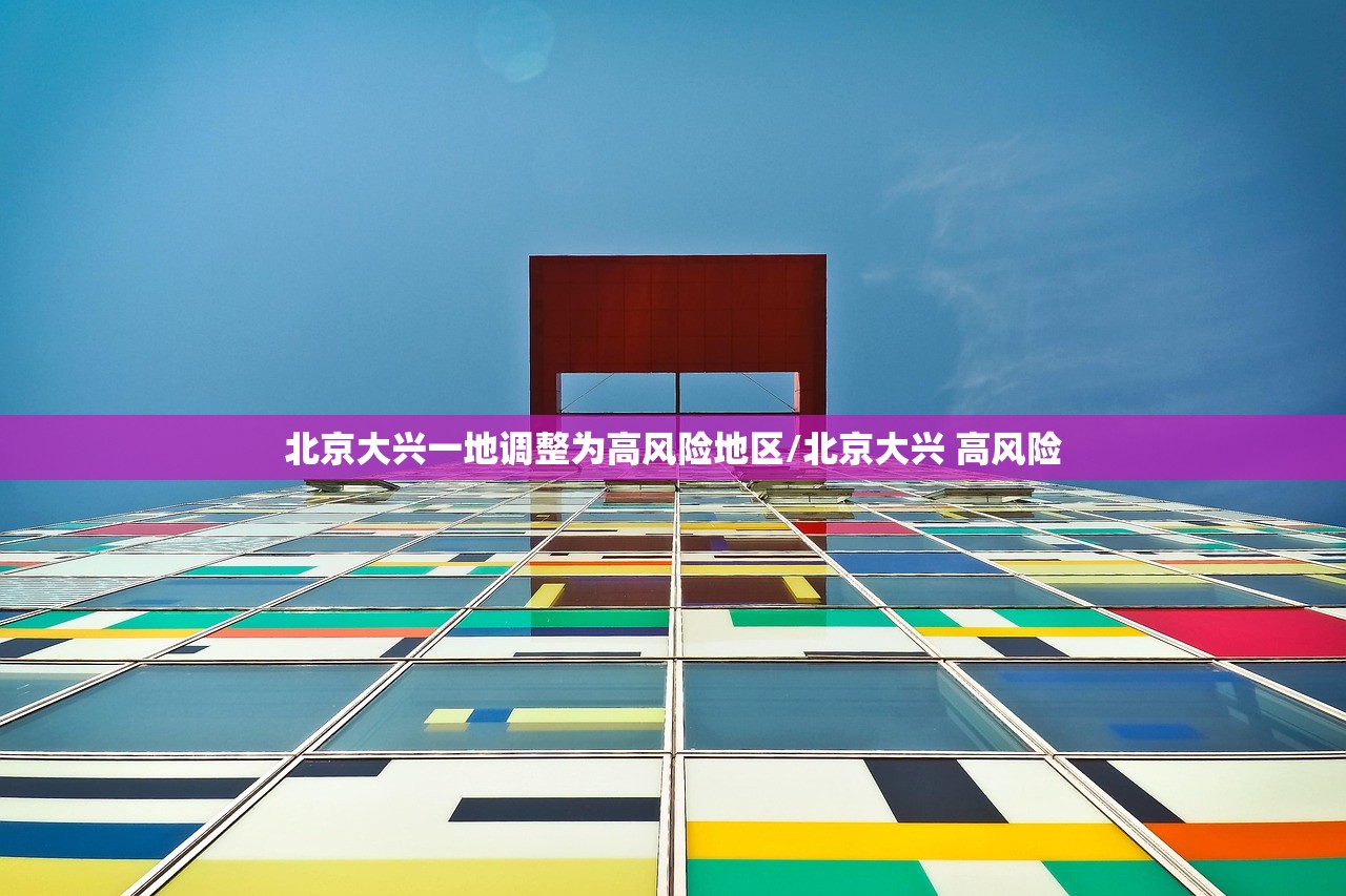 北京大兴一地调整为高风险地区/北京大兴 高风险