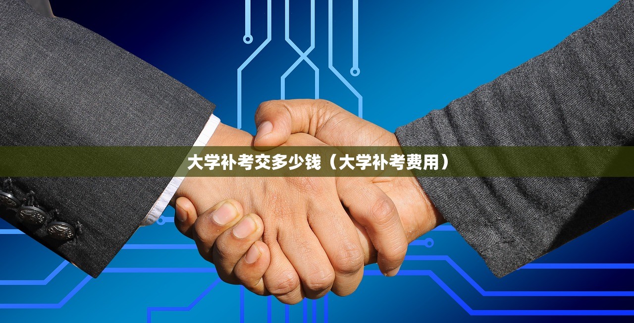 大学补考交多少钱（大学补考费用）