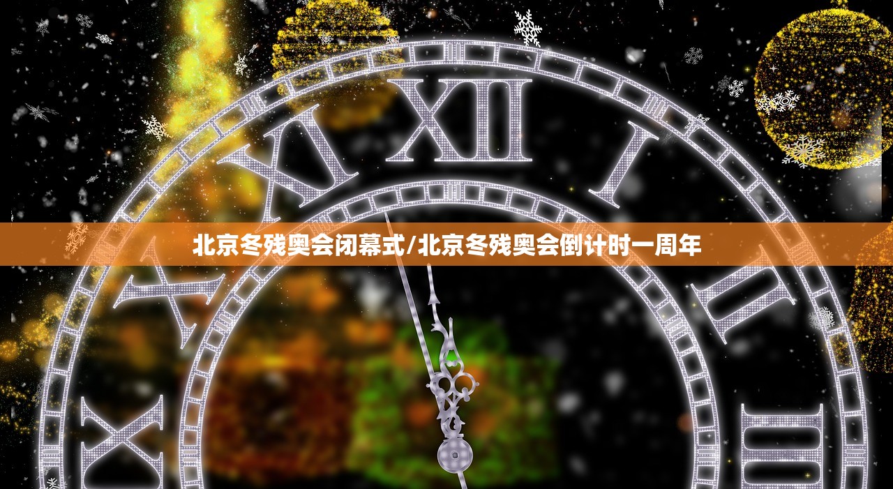 北京冬残奥会闭幕式/北京冬残奥会倒计时一周年