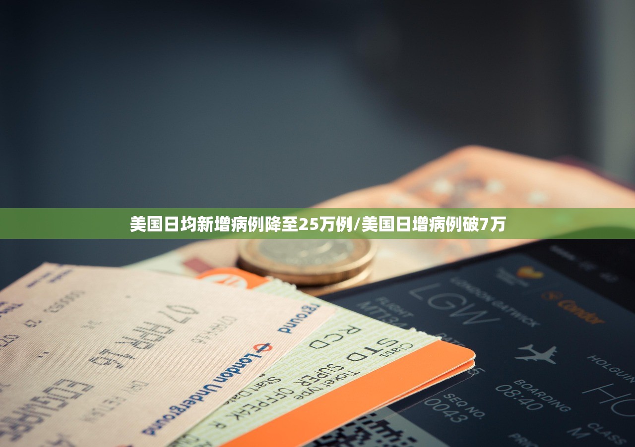 美国日均新增病例降至25万例/美国日增病例破7万