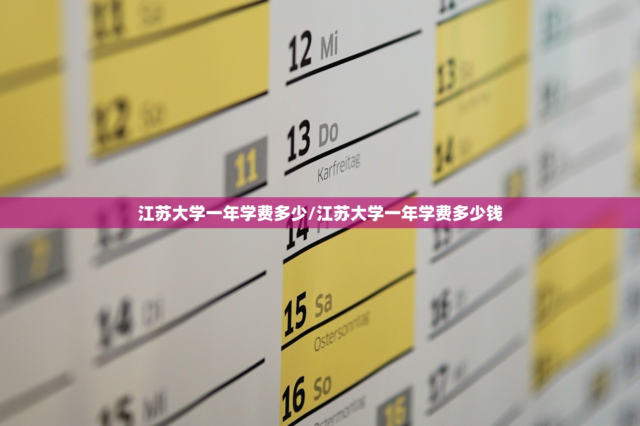 江苏大学一年学费多少/江苏大学一年学费多少钱