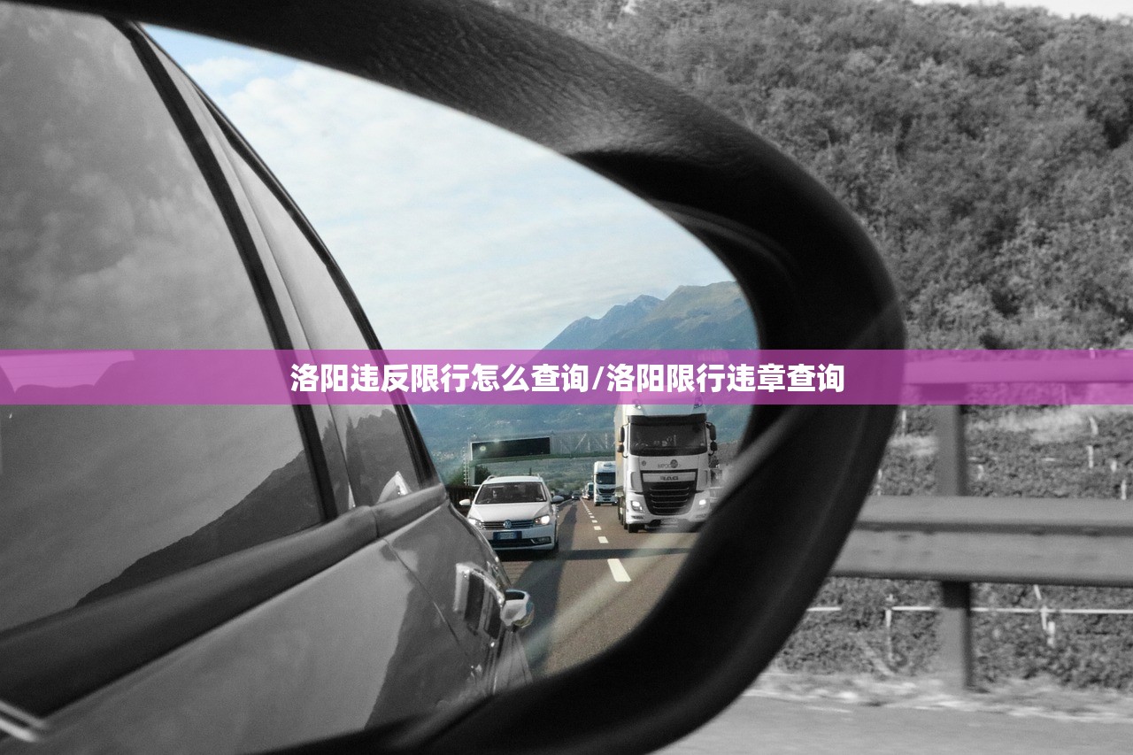 洛阳违反限行怎么查询/洛阳限行违章查询