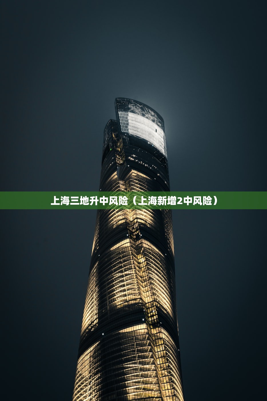上海三地升中风险（上海新增2中风险）