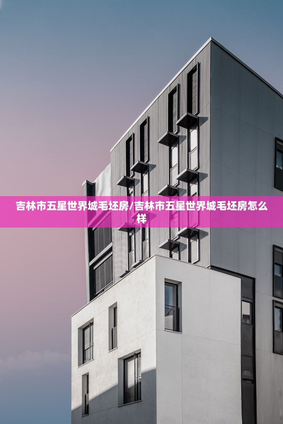 吉林市五星世界城毛坯房/吉林市五星世界城毛坯房怎么样