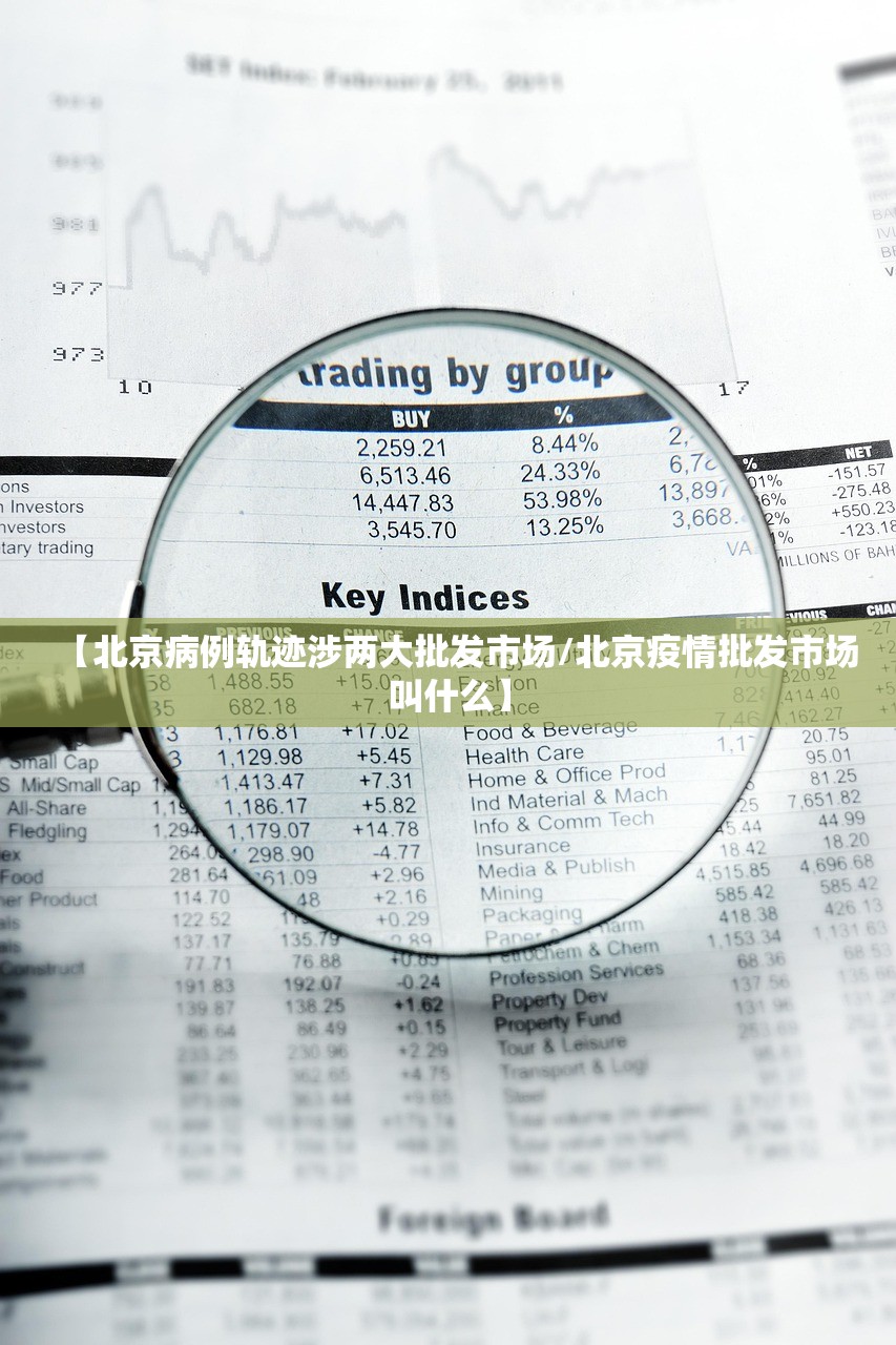 【北京病例轨迹涉两大批发市场/北京疫情批发市场叫什么】
