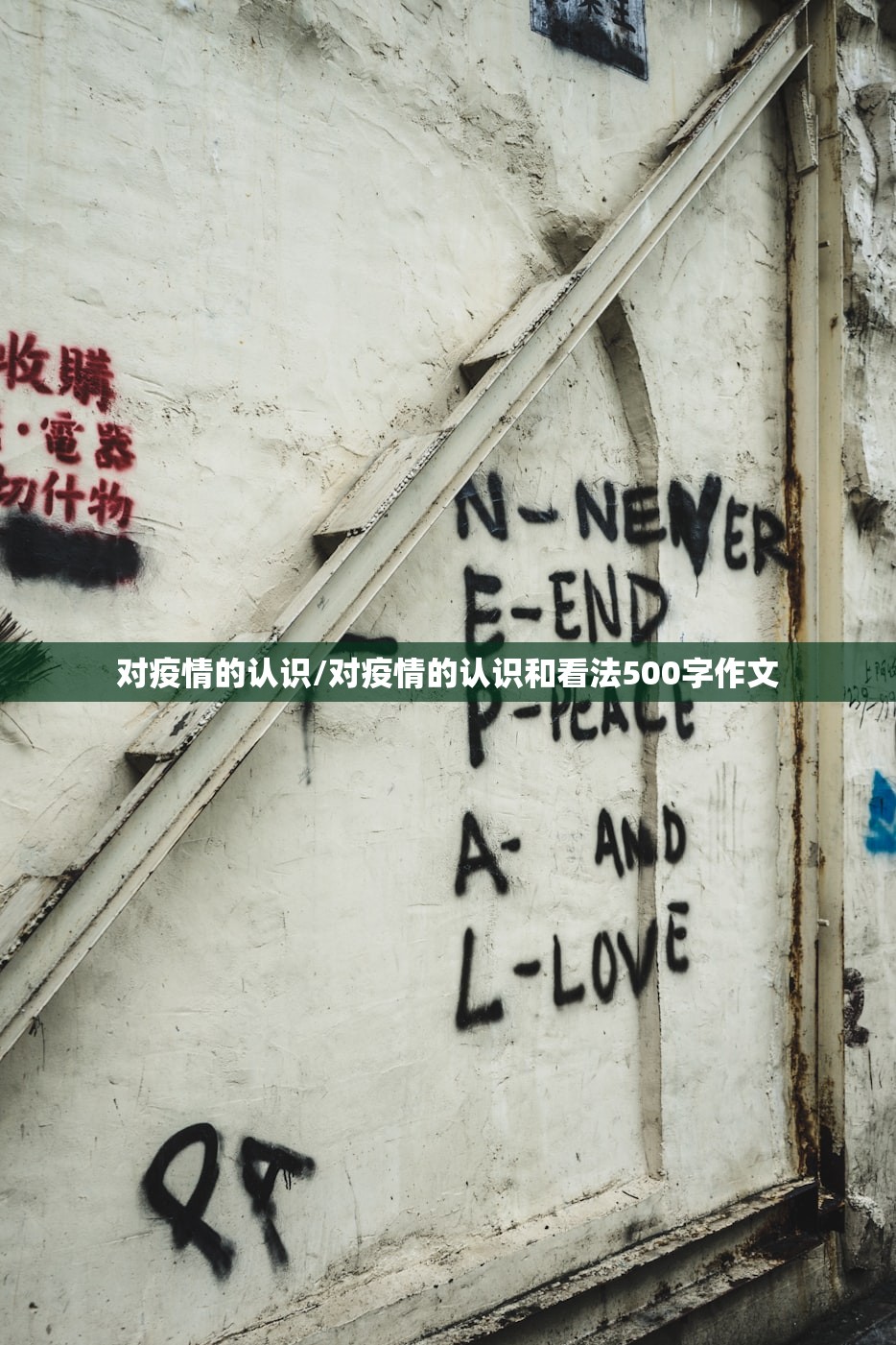 对疫情的认识/对疫情的认识和看法500字作文