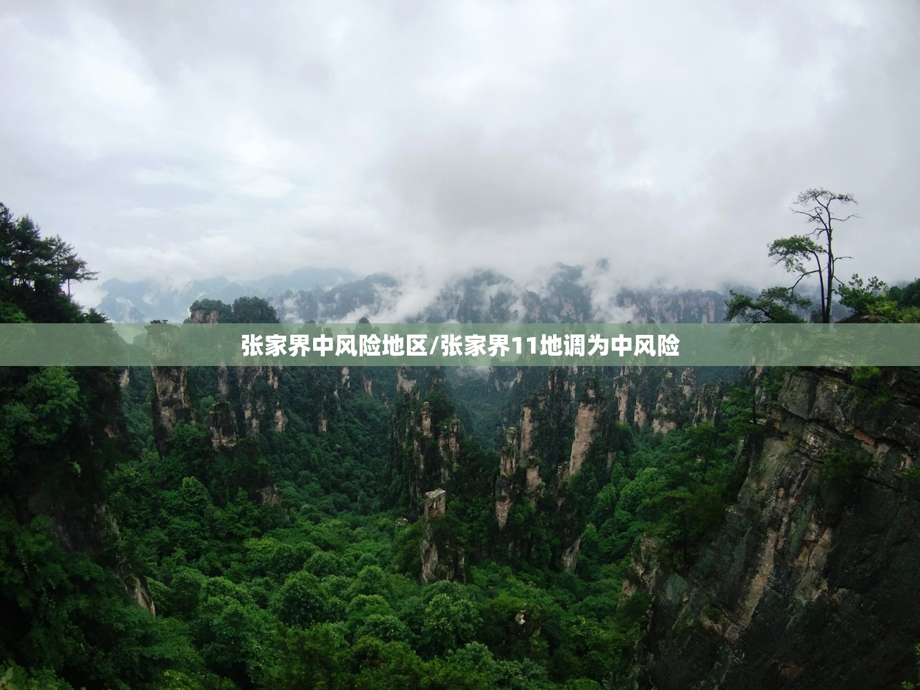 张家界中风险地区/张家界11地调为中风险